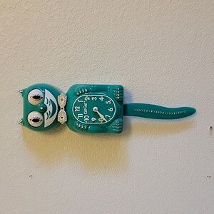 Jeweled Green Beauty Kit-Cat Klock clock SUPER RARE